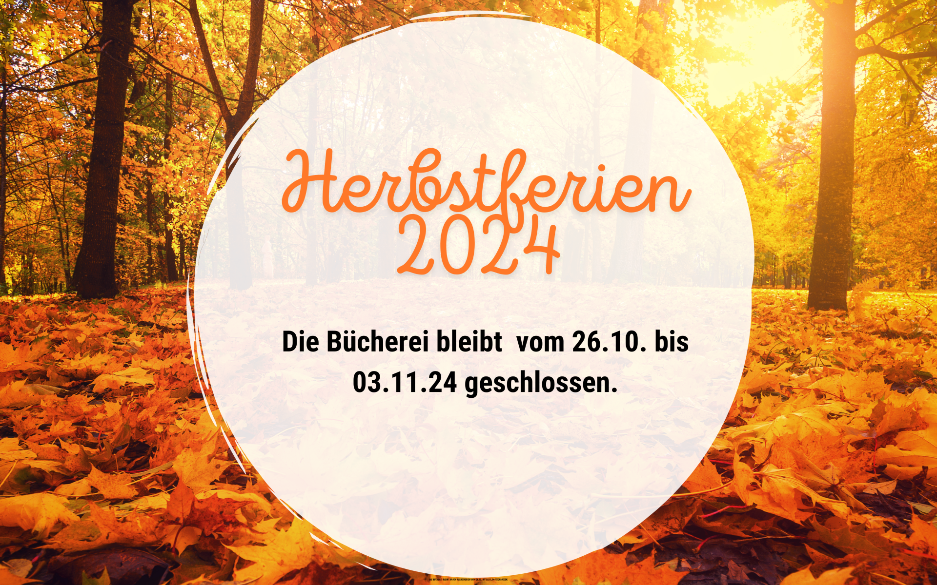 Banner Herbst