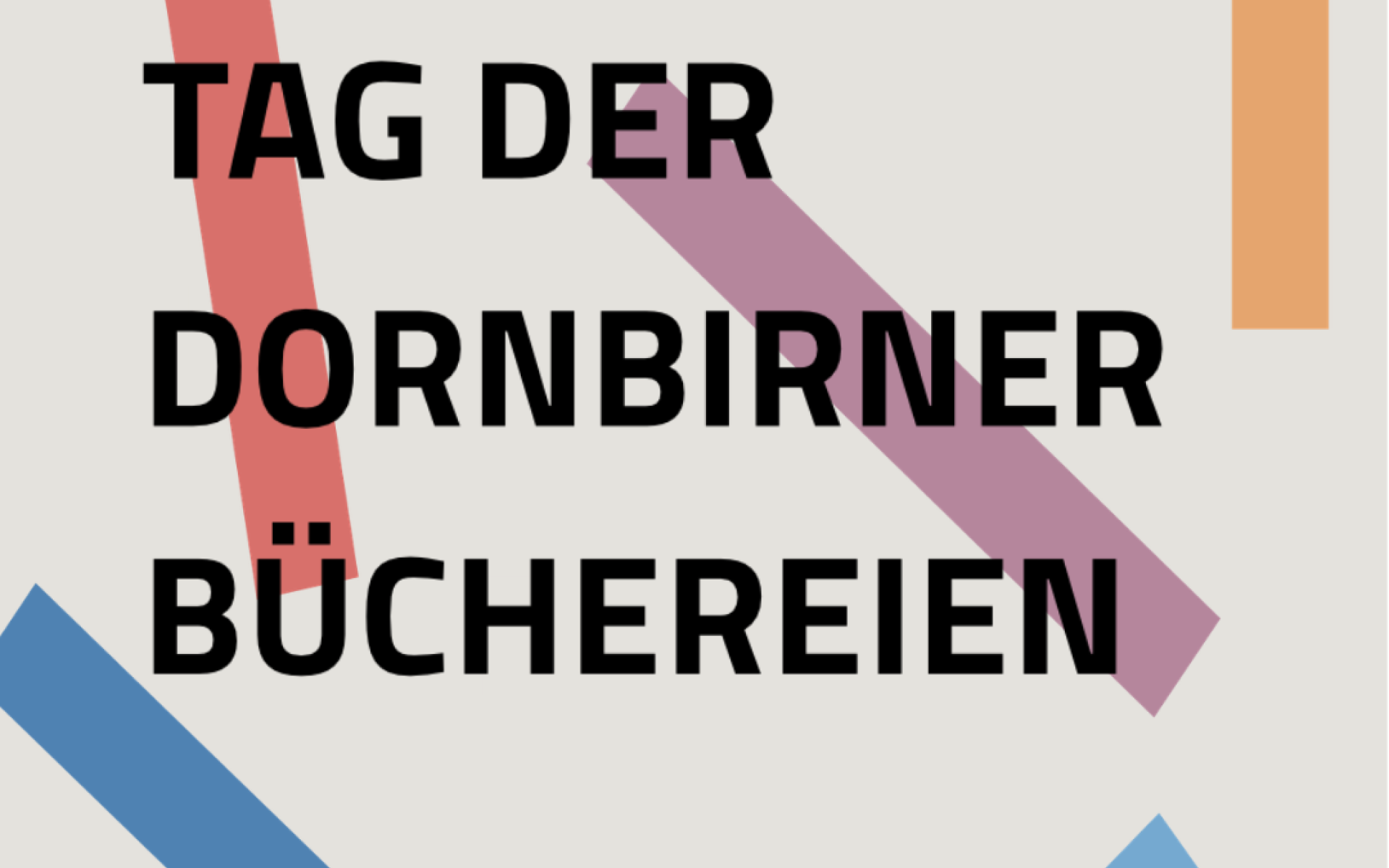 Tage der Dornbirner Büchereien